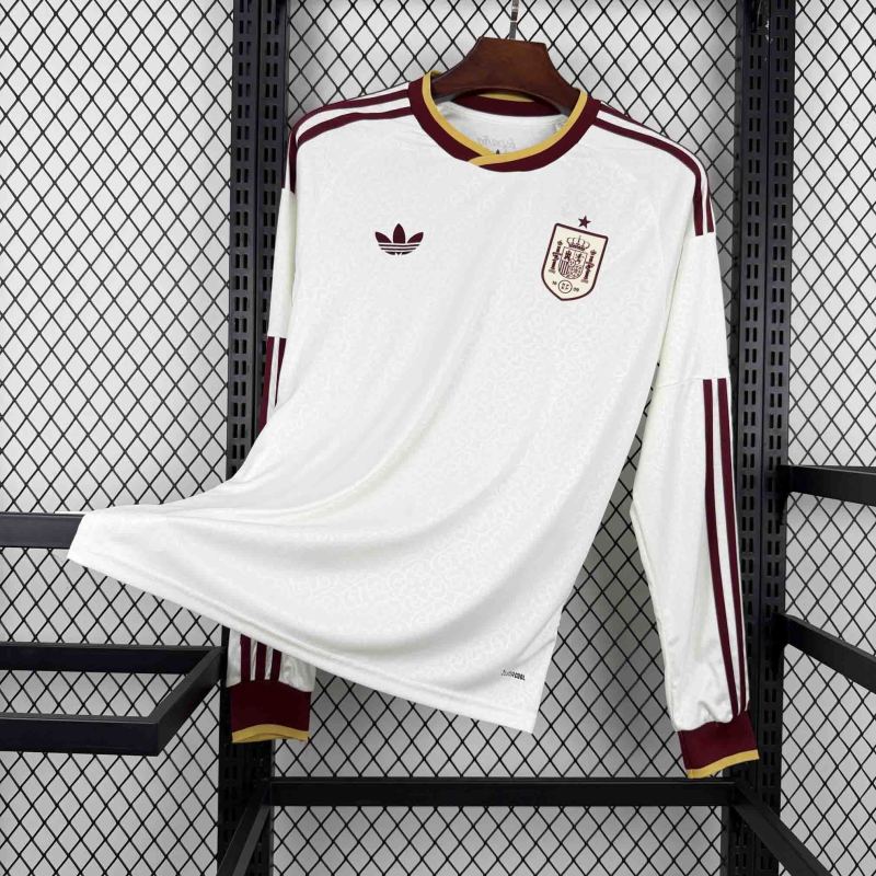 2026 World Cup Spain Away Jersey Long Sleeve