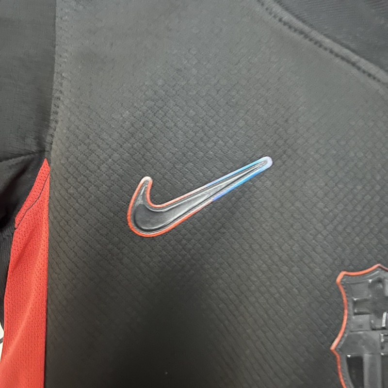 2024/25 Barcelona Away Kids Kit(Jersey+Short) Without Spofity Text