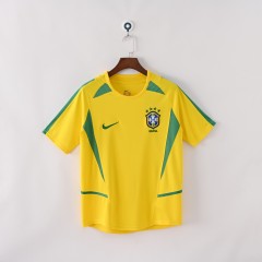 2002 World Cup Brazil Home Retro Jersey