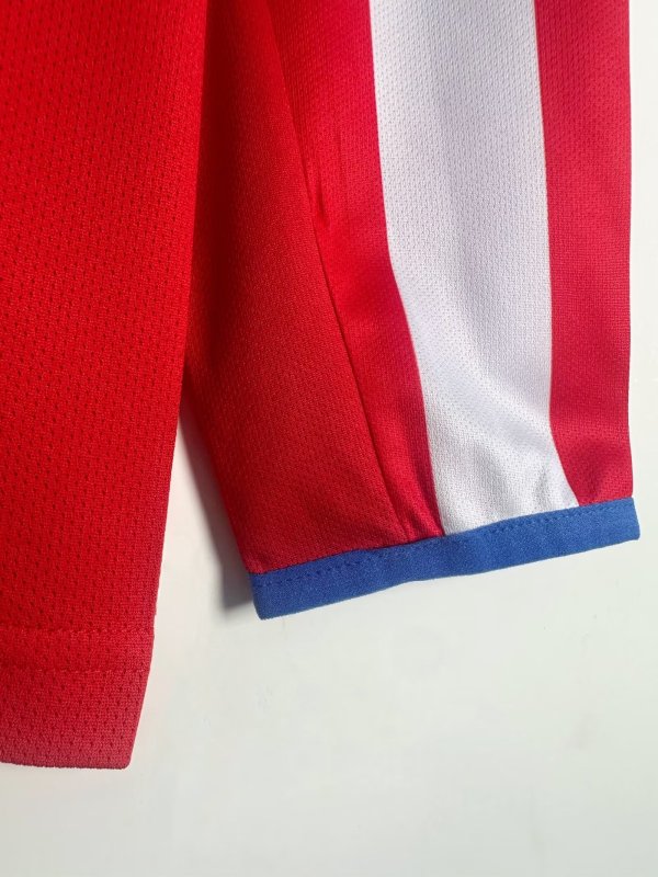 2004/05 Atletico Madrid Home Retro Jersey Long Sleeve