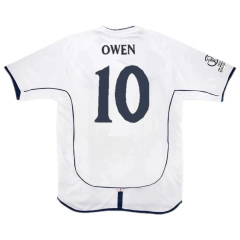 2002 World Cup England Home Retro Jersey