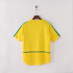 2002 World Cup Brazil Home Retro Jersey