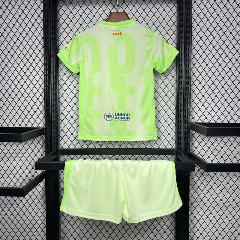 2024/25  Barcelona Third Away Kids Kit(Jersey+Short)