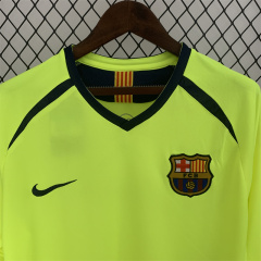 2005/06 Barcelona Retro Jersey Away Long Sleeve