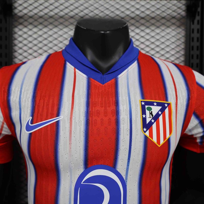 2024/25 Atletico Madrid Home Jersey Player Version