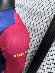 2024/25 Barcelona Home Jersey Long Sleeve Player Version