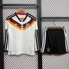 2026 World Cup Germany Home Kids Jersey Long Sleeve