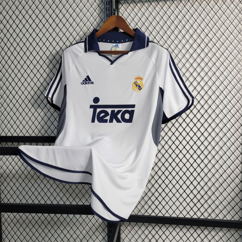 2000/01 Real Madrid Retro Jersey Home Size:S-XXL