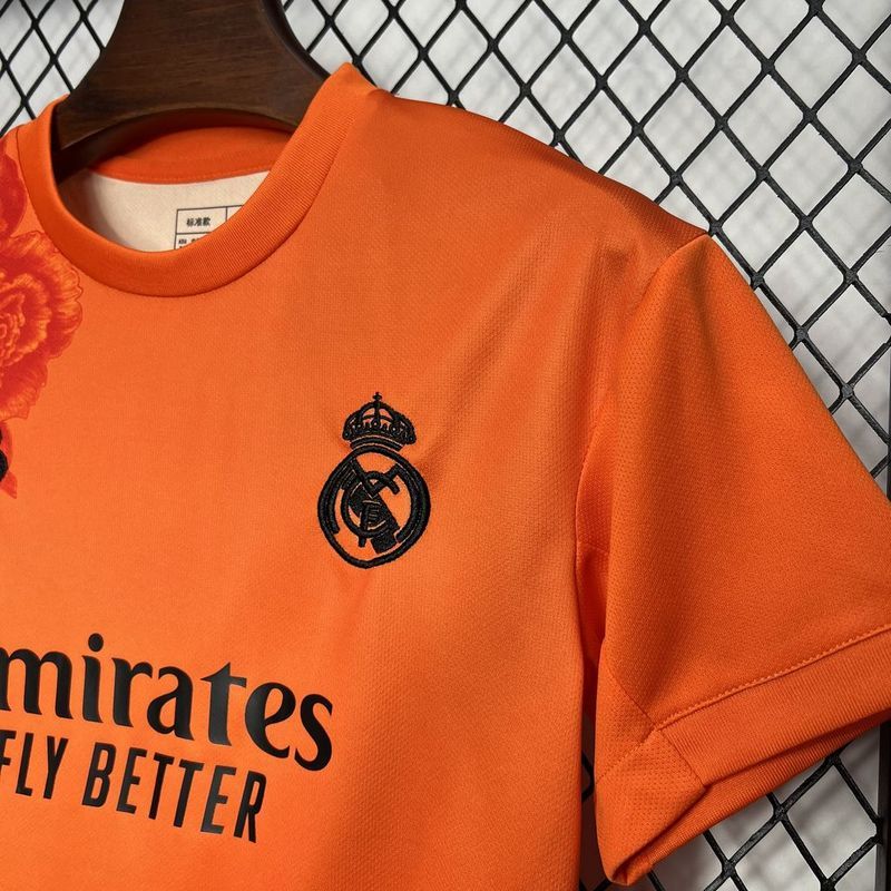 2024/25 Real Madrid Y-3 Fourth Kids Jersey white Kit