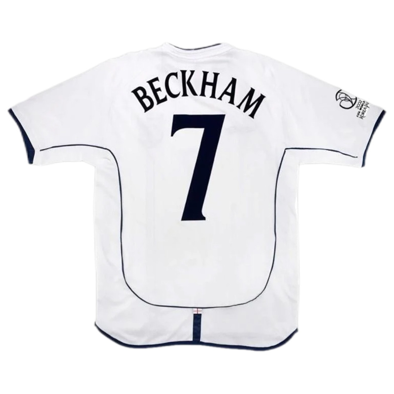2002 World Cup England Home Retro Jersey