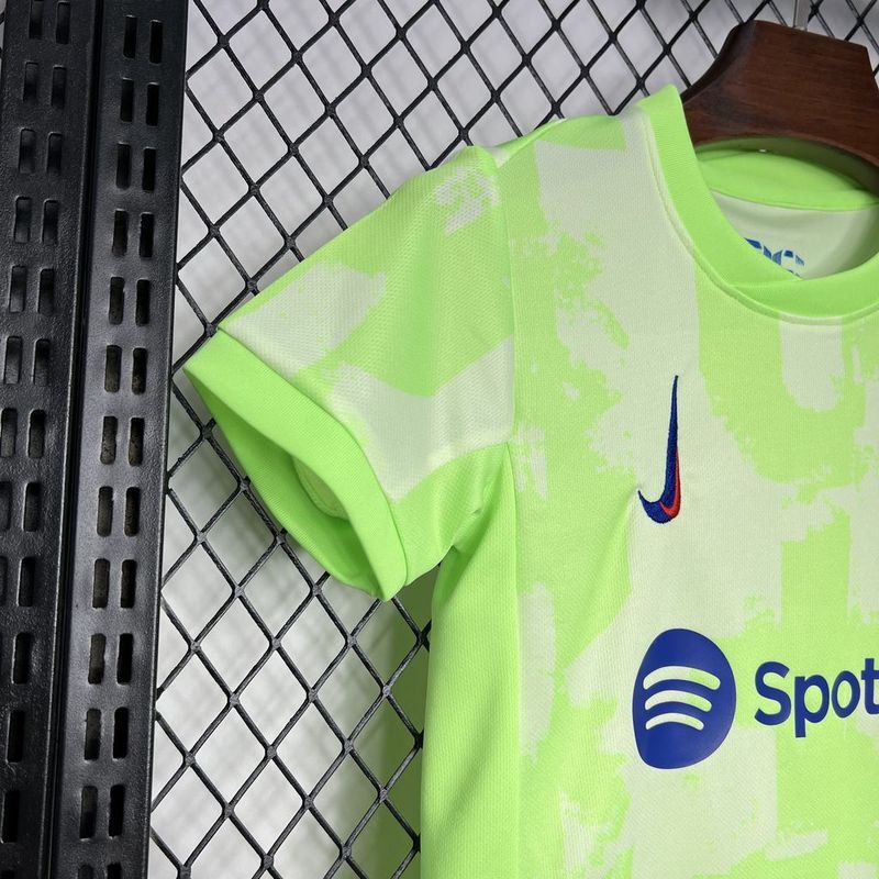 2024/25  Barcelona Third Away Kids Kit(Jersey+Short)