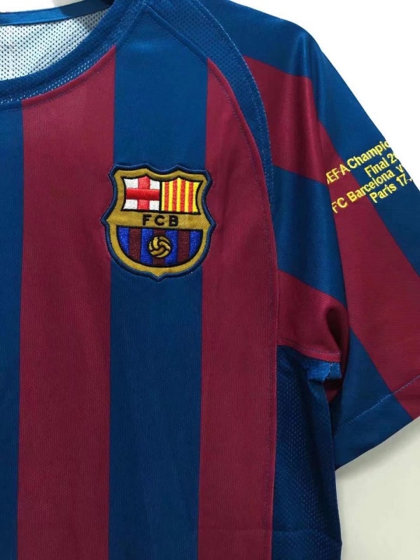 2005/06 Barcelona Home UCL Final Retro Jersey