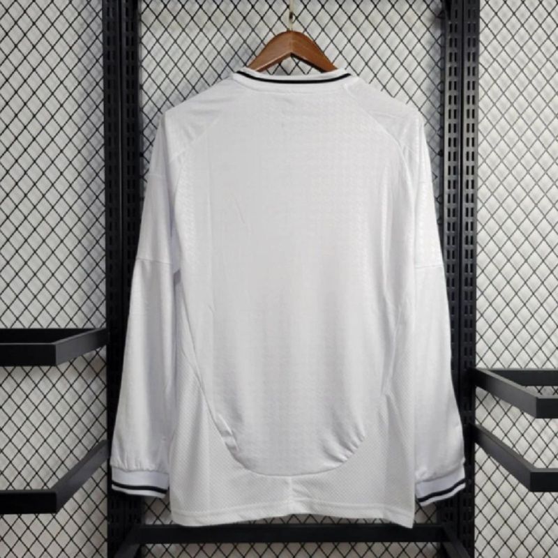 2024/25 Real Madrid Home Long Sleeve Replica Jersey