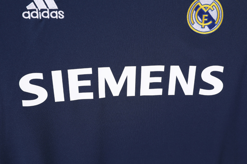 2005/06 Real Madrid Away Retro Jersey Long Sleeve