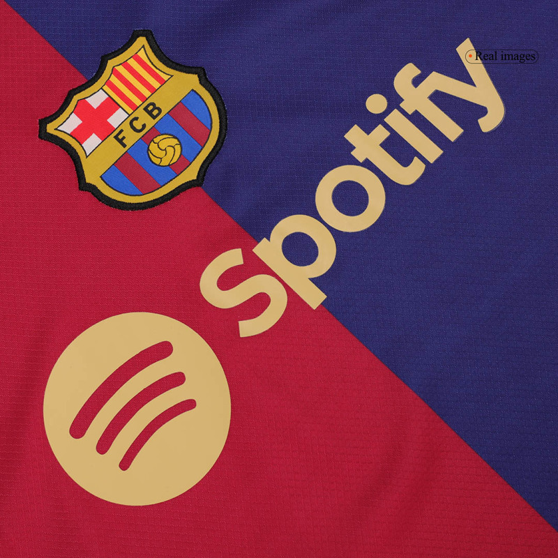 2024/25 Barcelona Home Long Sleeve Jersey