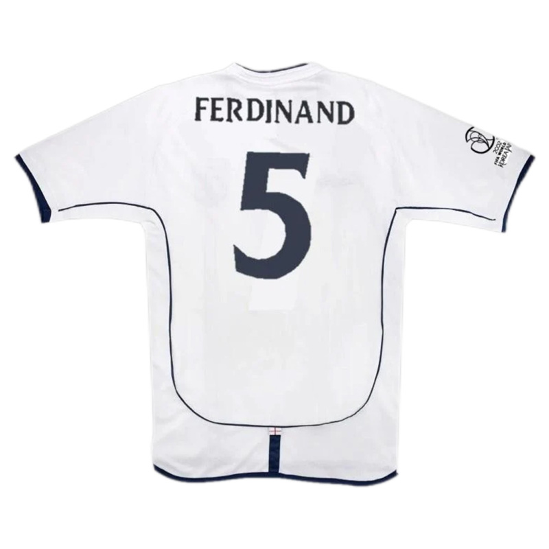 2002 World Cup England Home Retro Jersey