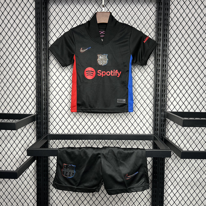 2024/25 Barcelona Away Kids Kit