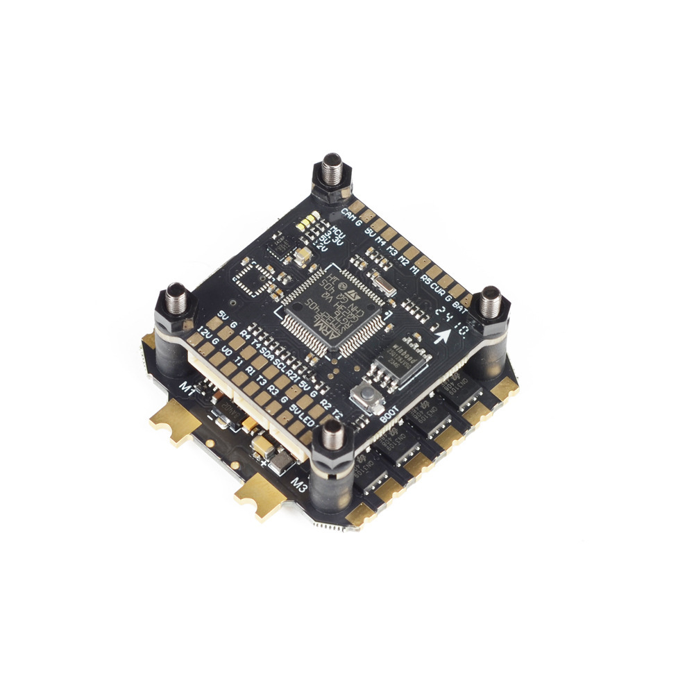 F4 FPV Flight Controller Stack with F405 & 60A ESC