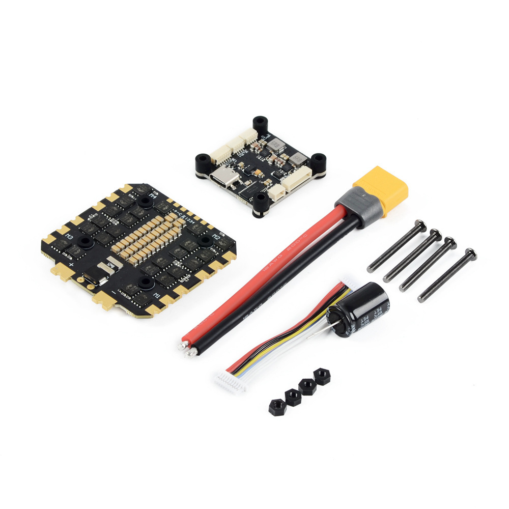F4 FPV Flight Controller Stack with F405 & 60A ESC