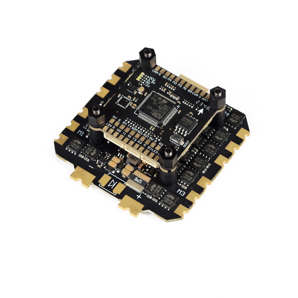 F4 FPV Flight Controller Stack with F405 & 60A ESC
