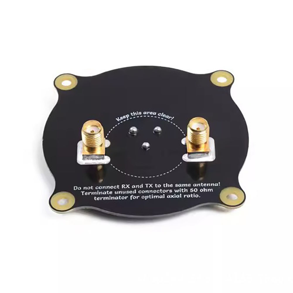 5.8GHz Hybrid Triple Feed Patch Flat-panel Antenna for Long Range RC FPV Drone