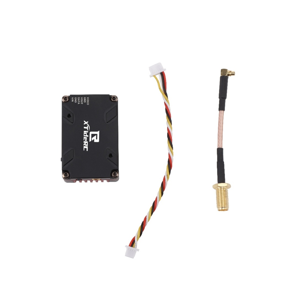 XTideRC,4.8/5.8GHz 3W 64CH VTX, Analog Video/Image RF Transmission Module Kit for FPV UAV Drone