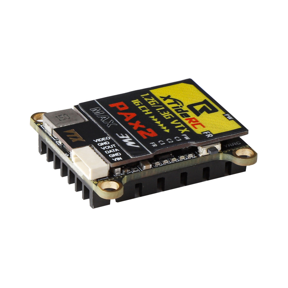 XTideRC, 1.2/1.3GHz 3W 16CH VTX, Analog Video/Image RF Transmission Module Kit for FPV UAV Drone