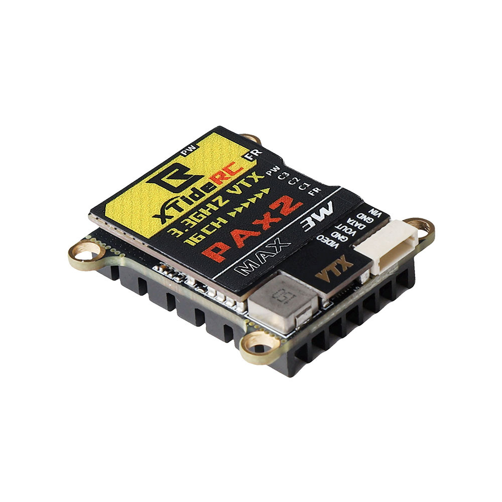 XTideRC,3.3GHz 3W 16CH VTX, Analog Video/Image RF Transmission Module Kit for FPV UAV Drone