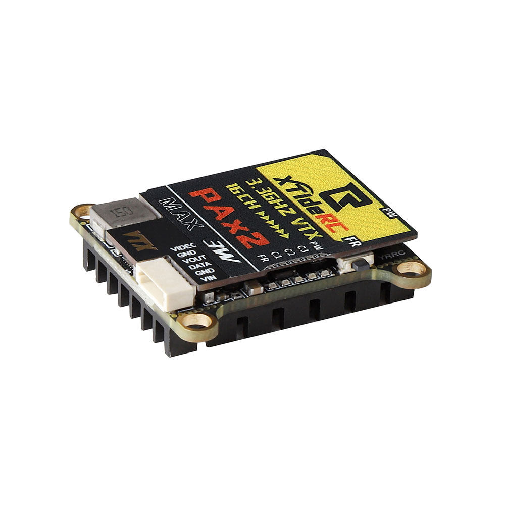 XTideRC,3.3GHz 3W 16CH VTX, Analog Video/Image RF Transmission Module Kit for FPV UAV Drone