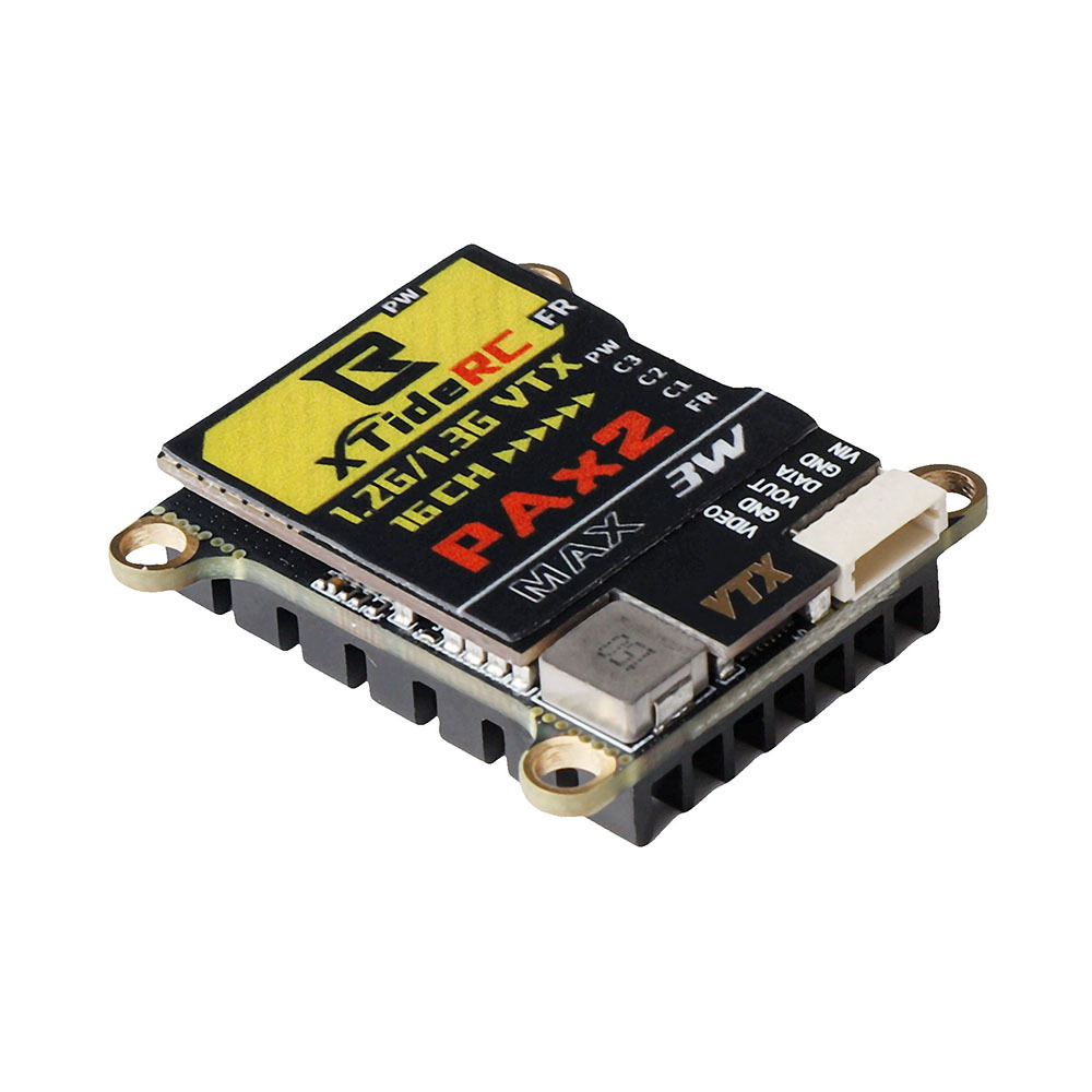 XTideRC, 1.2/1.3GHz 3W 16CH VTX, Analog Video/Image RF Transmission Module Kit for FPV UAV Drone
