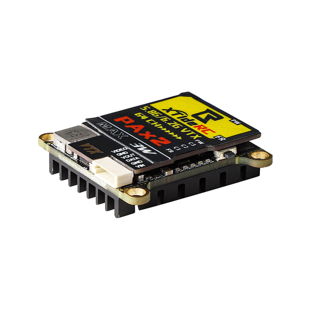 XTideRC, 6.2/5.8GHz 3W 64CH VTX, Analog Video/Image RF Transmission Module Kit for FPV UAV Drone