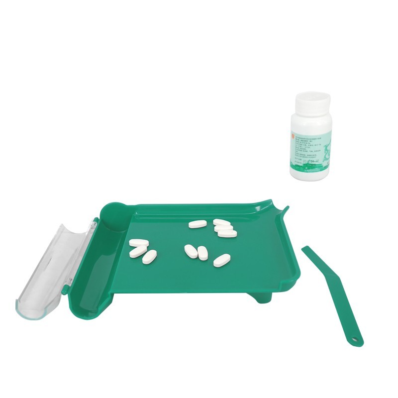 Right Handed Pill Sorting Tray w/ Spatula (L Shape)