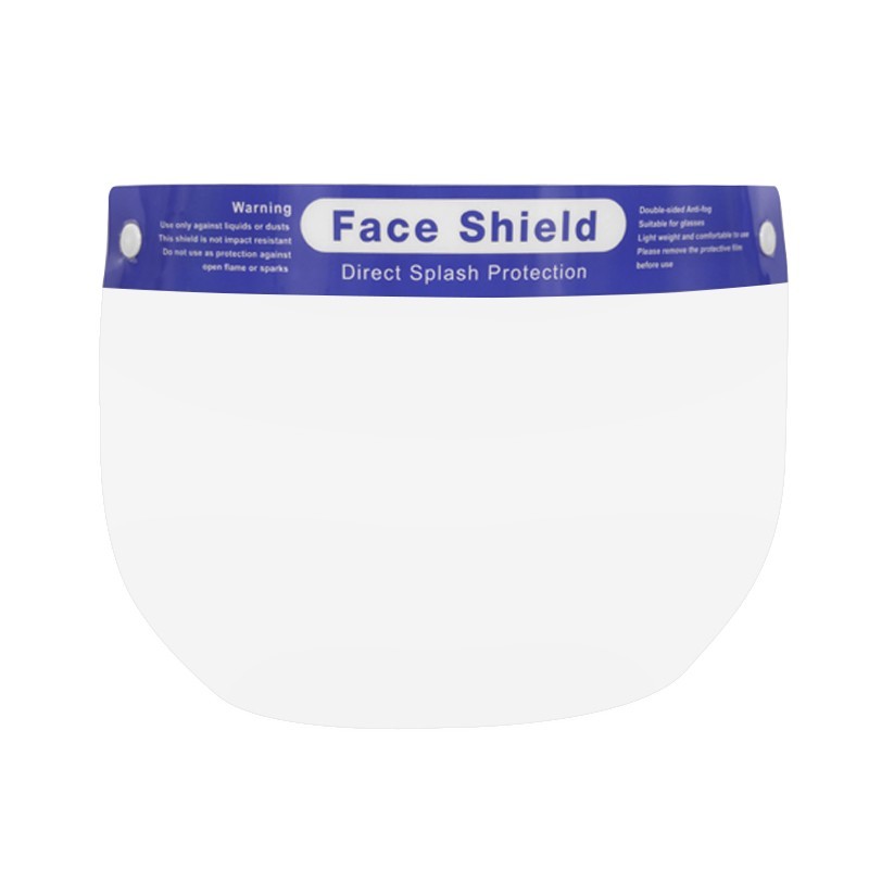 Adult Safety Face Shield, Clear, Adjustable, and Comfortable