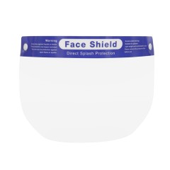 Adult Safety Face Shield, Clear, Adjustable, and Comfortable