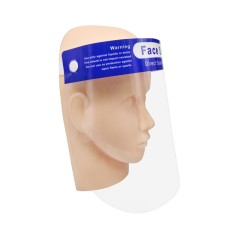 Adult Safety Face Shield, Clear, Adjustable, and Comfortable