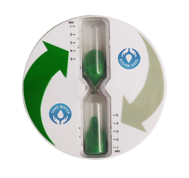 Hourglass Sand Timer 5 Minutes - Green Sand, Mini