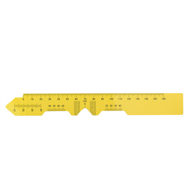 PD Ruler for Glasses, MM Ruler to Measure PD Custom with Company Logo