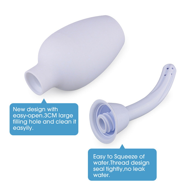 Vaginal Douche Bulb Syringe with Whirl Spray