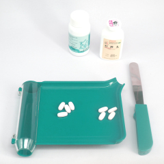 Pharmacy Counting Tray and Spatula w/ Hook