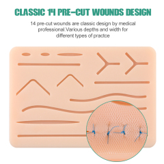 Double Mesh Suture Practice Pad for Suture Skill Training