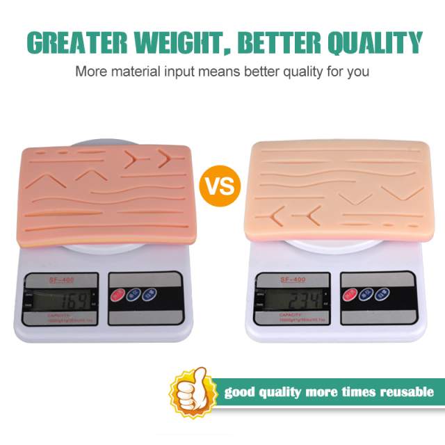 Double Mesh Suture Practice Pad for Suture Skill Training
