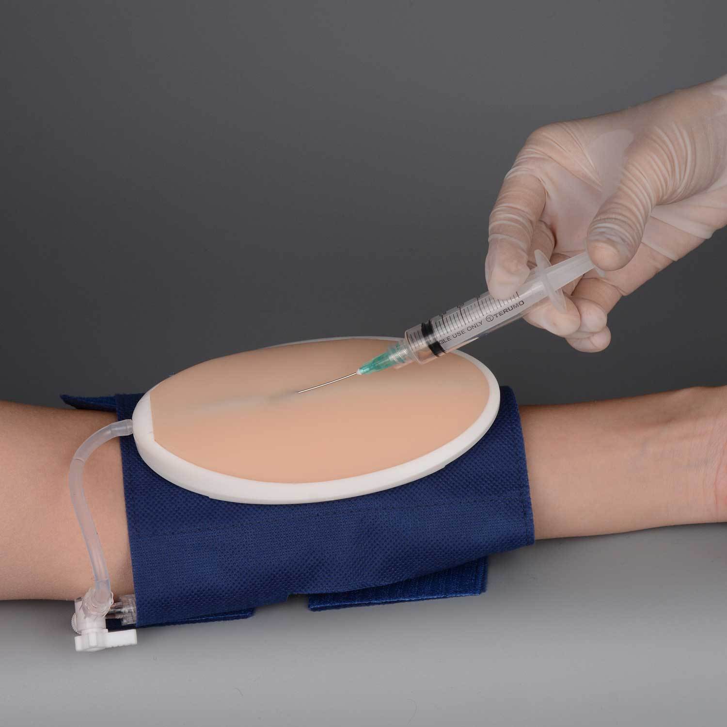 One-Way IV Injection Practice Pad Model, Wearable on Forearm