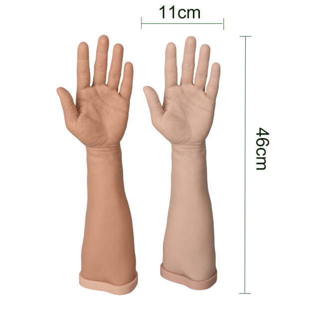 Suture and Stapling Practice Arm, Light and Dark Skin