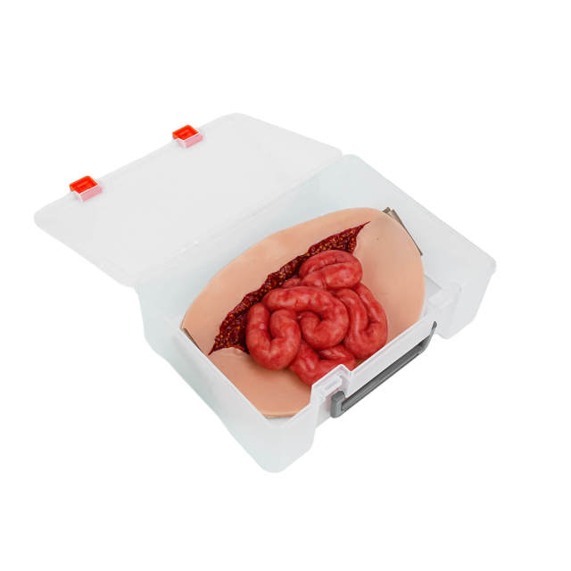 Wearable Abdominal Evisceration with Intestine Simulator