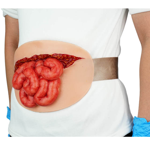 Wearable Abdominal Evisceration with Intestine Simulator