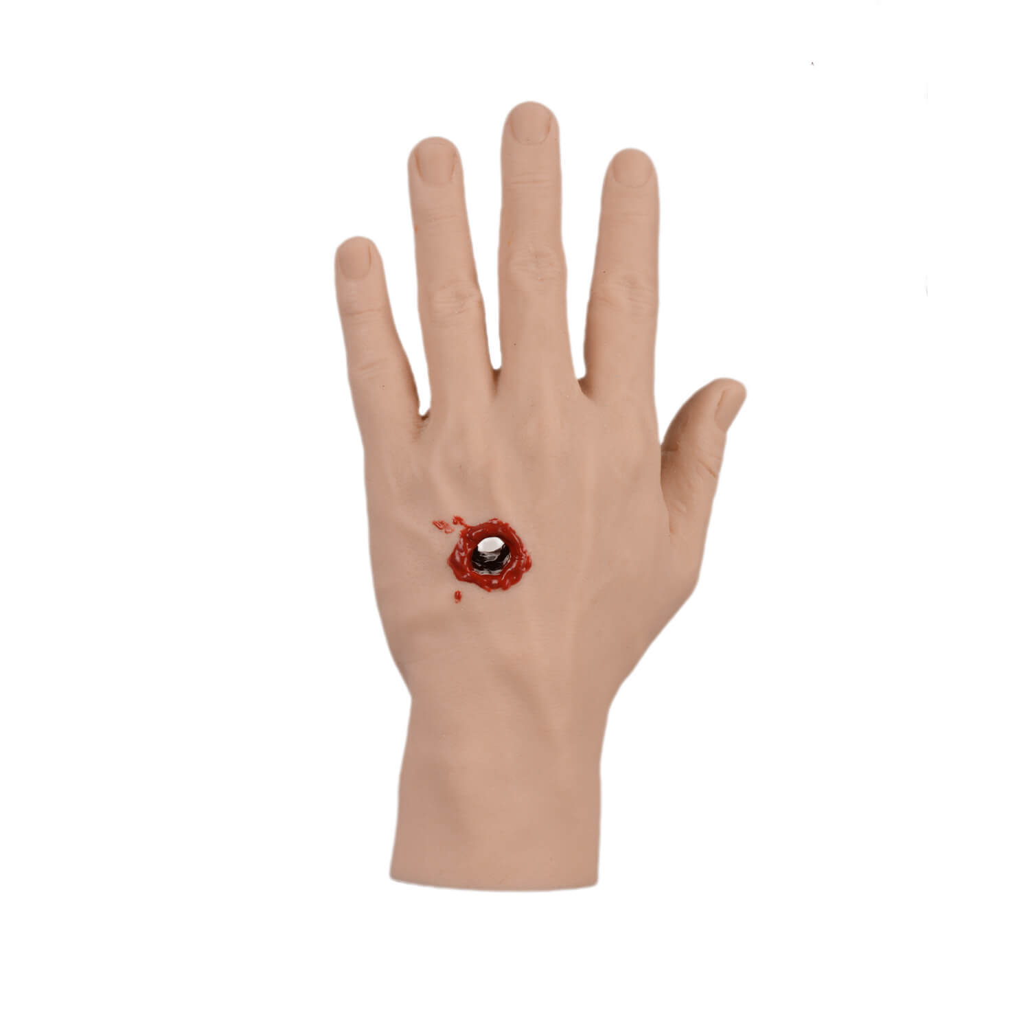 Silicone Gunshot Wound Packing Training Hand