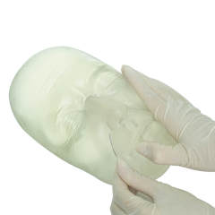 Transparent Mannequin Face for Facial Injection and Thread Lifting Training