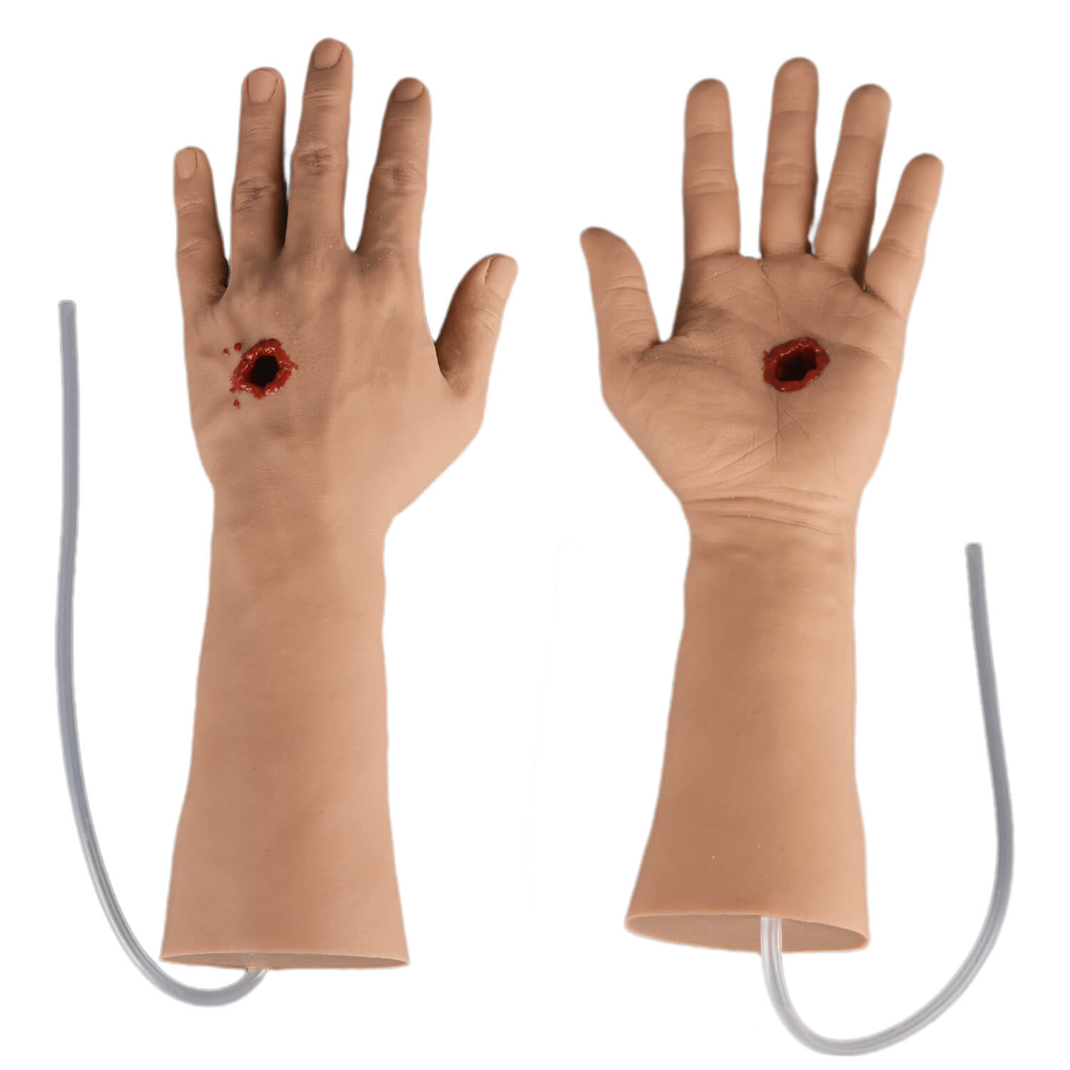 Gunshot Wound Hand Model for Tourniquet and Wound Packing Training