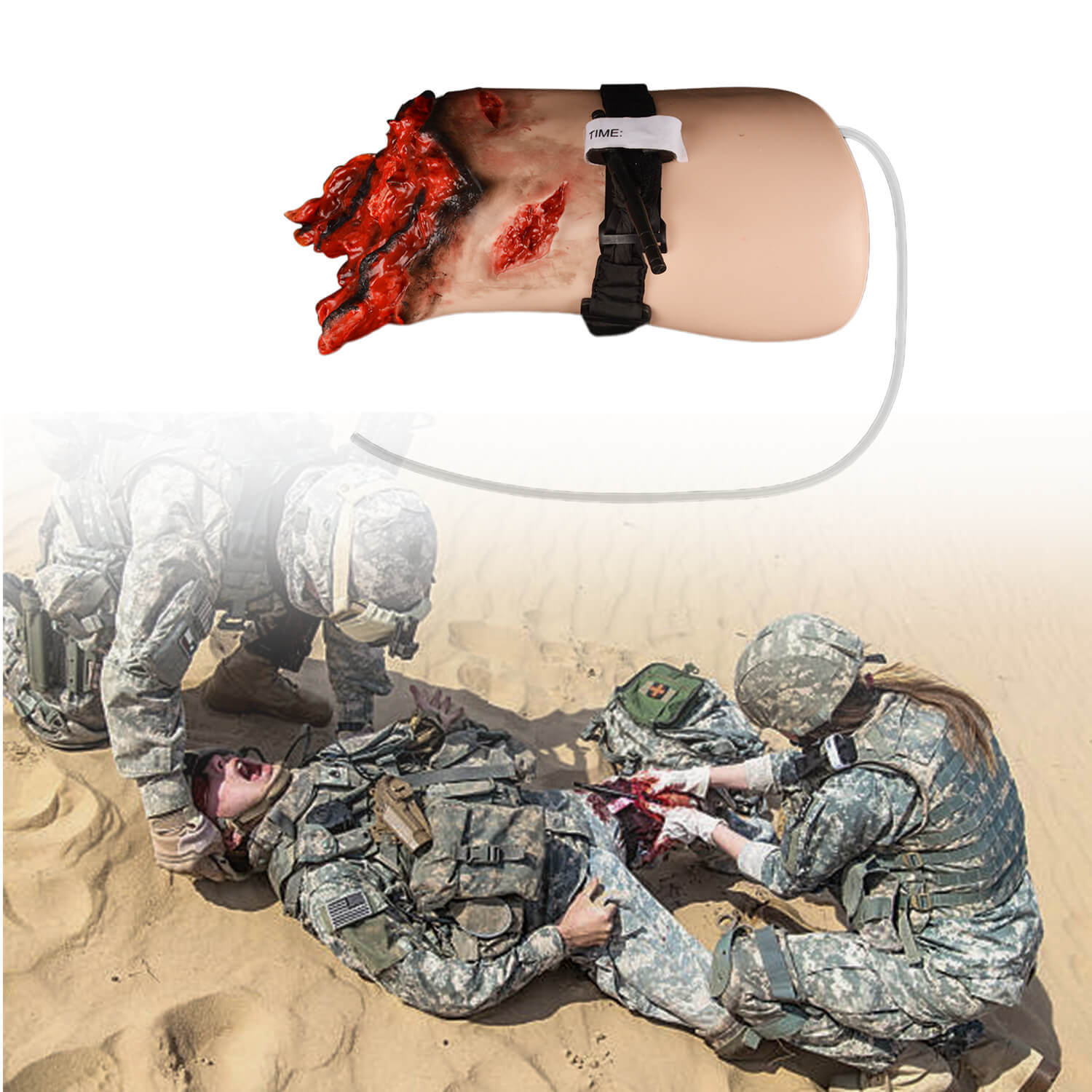 Amputation Thigh Tourniquet Wound Packing Trainer