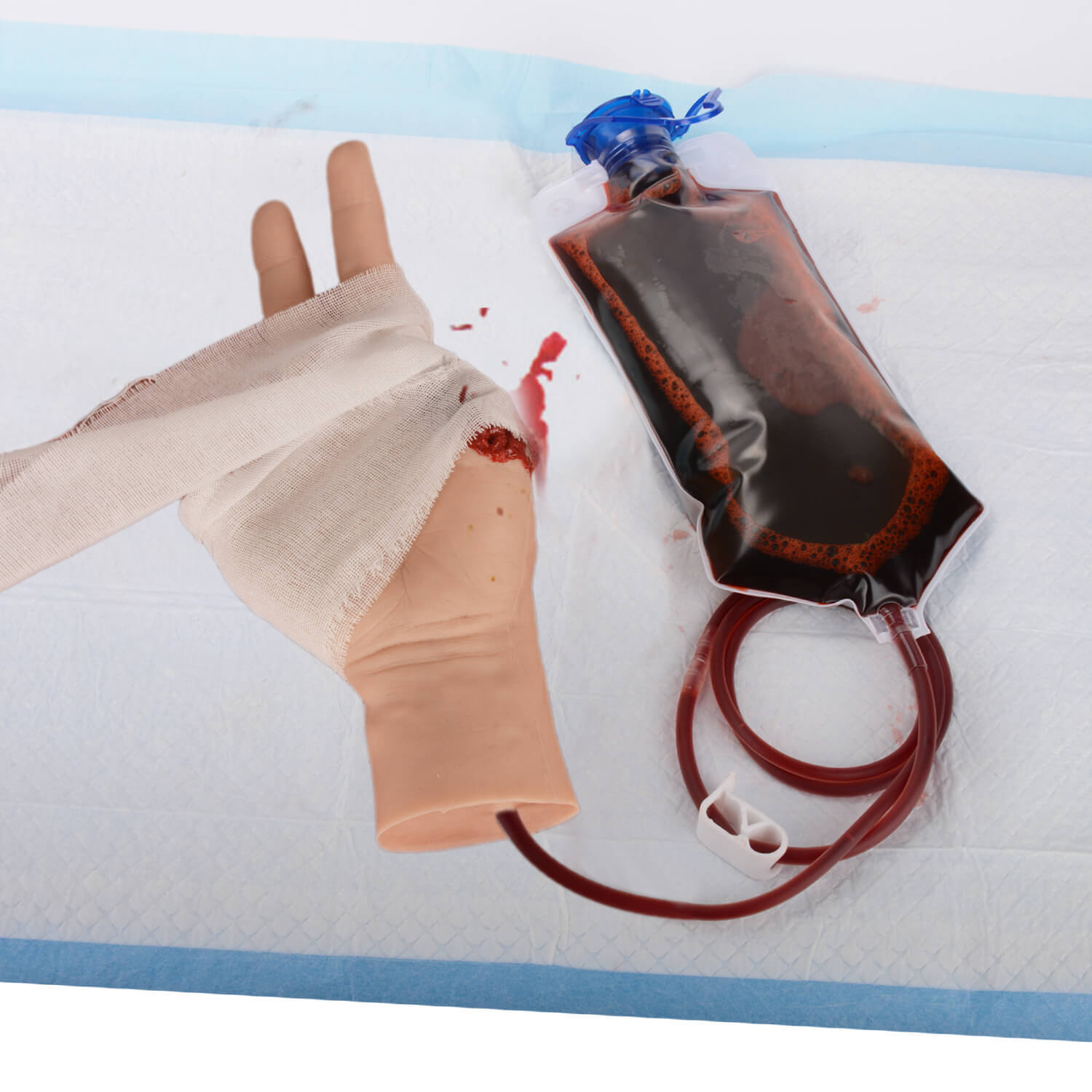 Amputation Finger Stop Bleeding Training Hand Kit
